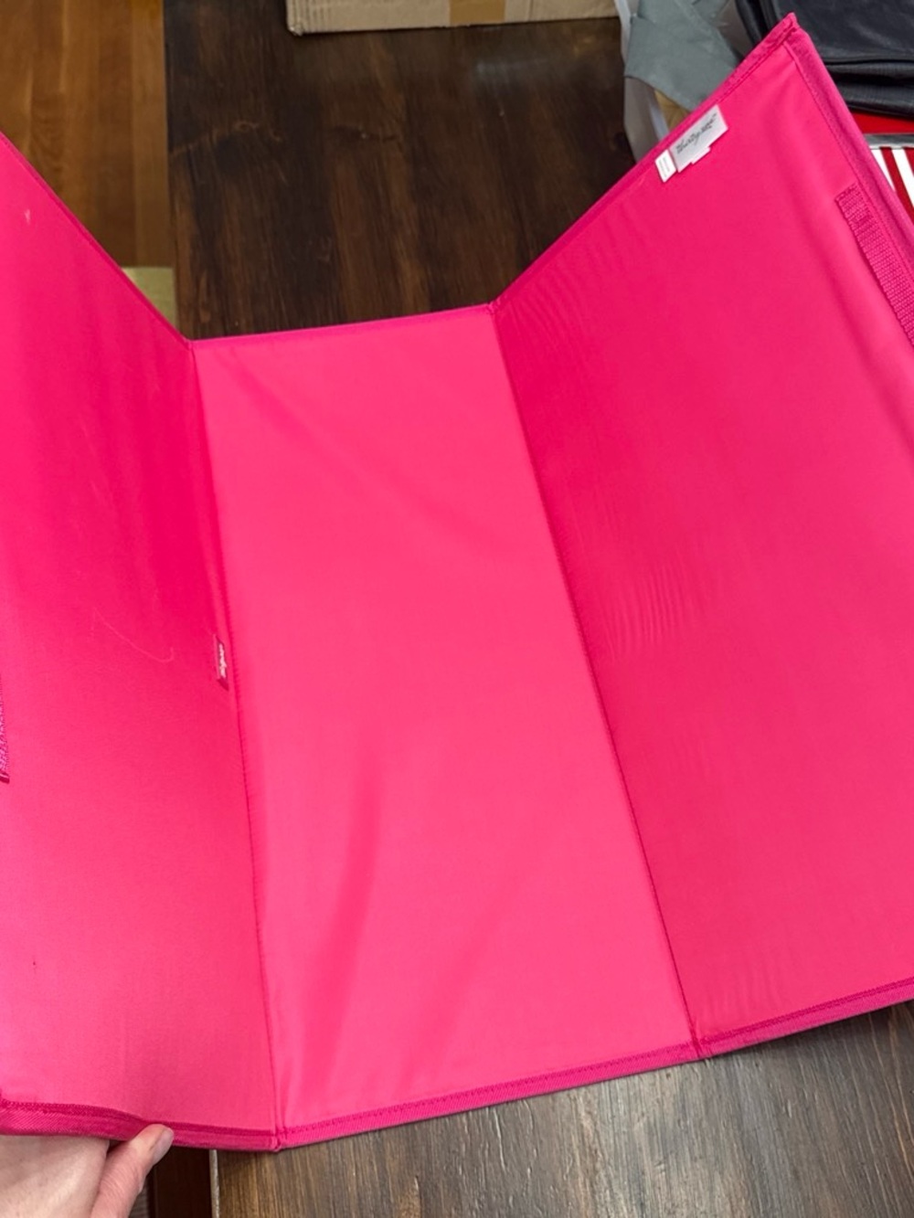 Thirty one gifts pink cross pop large utility tote insert new - Picture 4 of 4